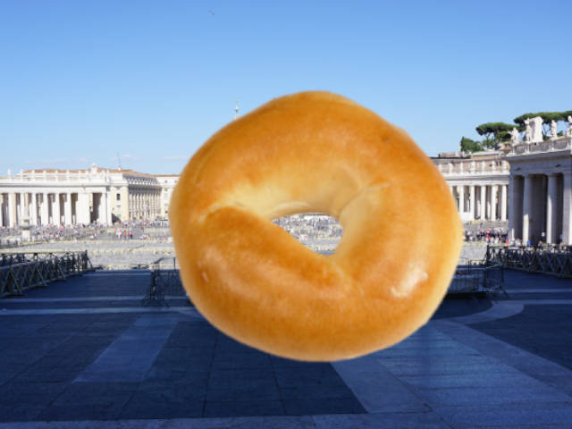 While They Choose a New Pope, I Eat a Bagel